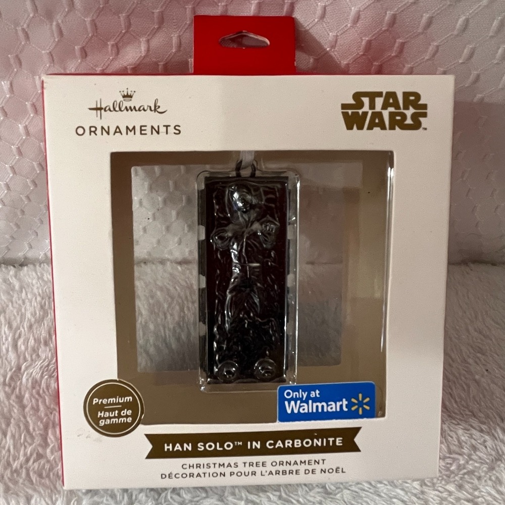 NEW Hallmark Premium HAN SOLO IN CARBONITE Star Wars Christmas Tree Ornament NIB